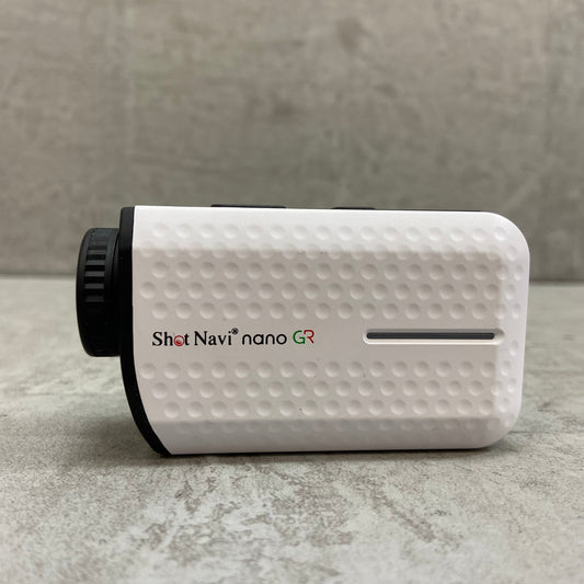Shot Navi ショットナビ nano GR ゴルフ レーザー距離計 ホワイト 白 ラウンドアクセサリー アイテム