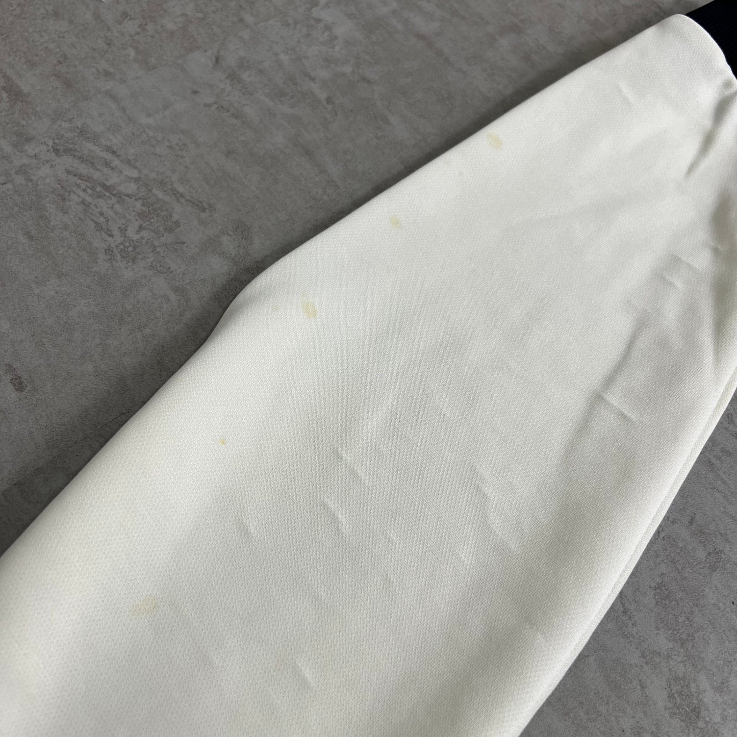 ルコックスポルティフ メンズ ゴルフウェア 長袖トップス ジャージ L ホワイト レッド 白 赤 LECOQSPORTIF