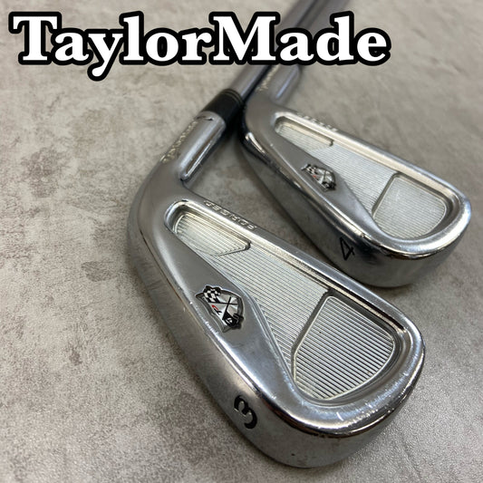 テーラーメイド TP rac FORGED メンズゴルフ アイアンセット 2本 S300 右利き用 3番 4番 ロング TaylorMade