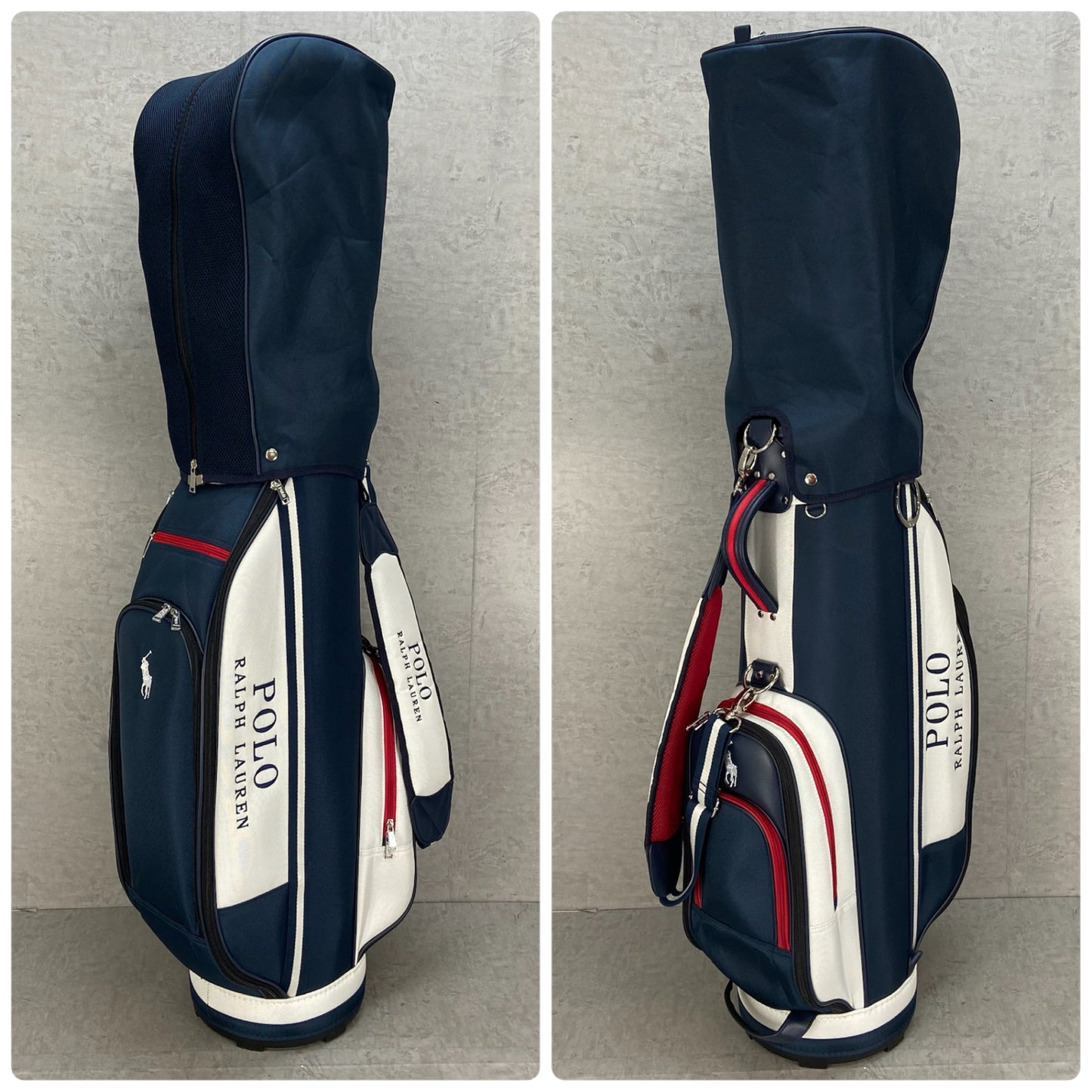 ポロ ラルフローレン ゴルフ用 キャディバッグ カート式 ポリエステル POLO RALPH LAUREN