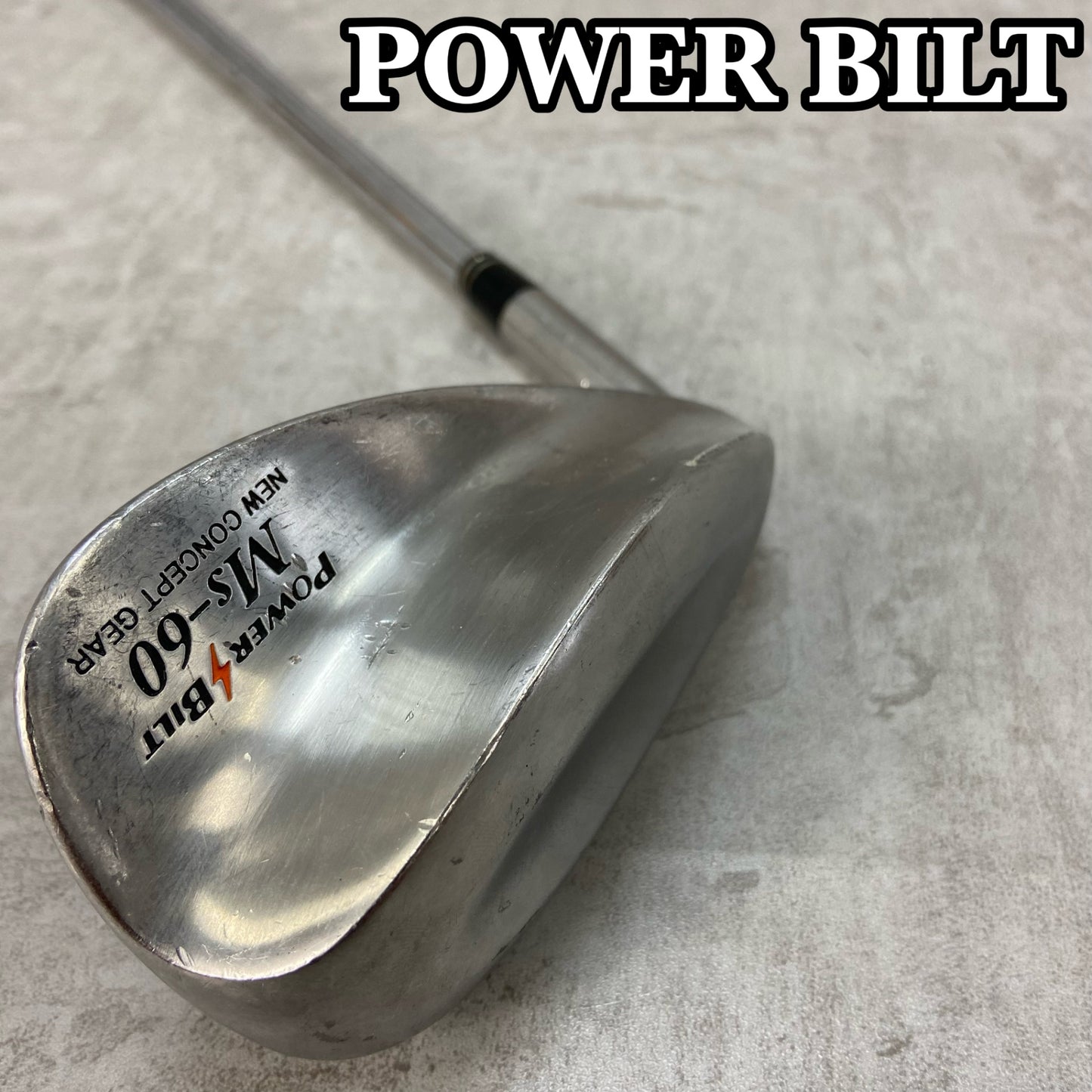 レフティー パワービルト MS-60 メンズゴルフ ロブウェッジ 左利き用 LW POWER BILT Ms−60