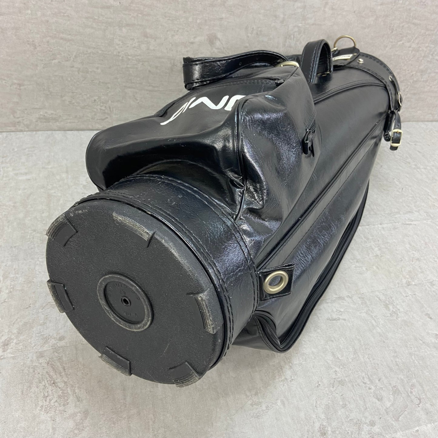 PING キャディバッグ カート式 3分割 約8.5型(約21cm) 約3.0Kg レザー ビンテージ ピン