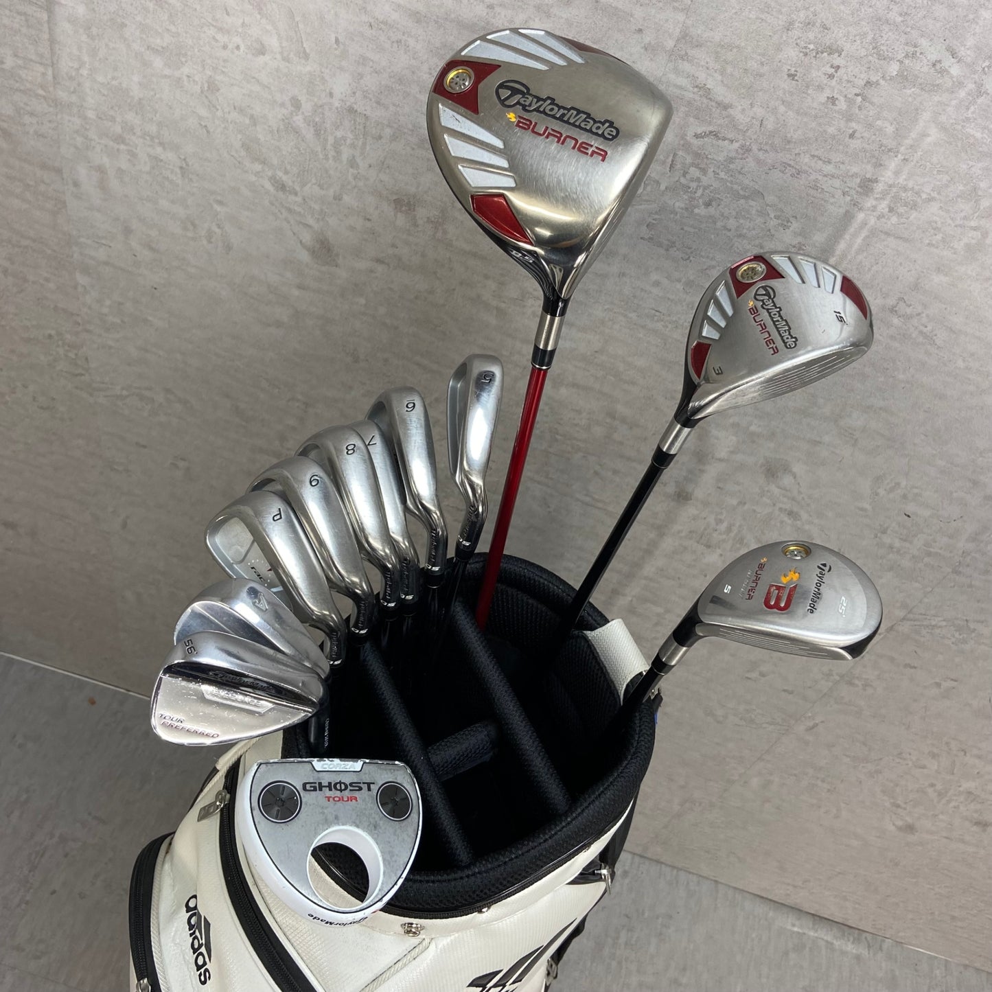 テーラーメイド アディダス メンズゴルフ クラブセット 12本 右利き用 TaylorMade adidas