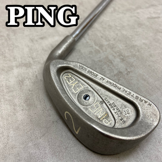 PING EYE 2 ステンレス メンズゴルフ アイアン 2番 右利き用 ロング ピン