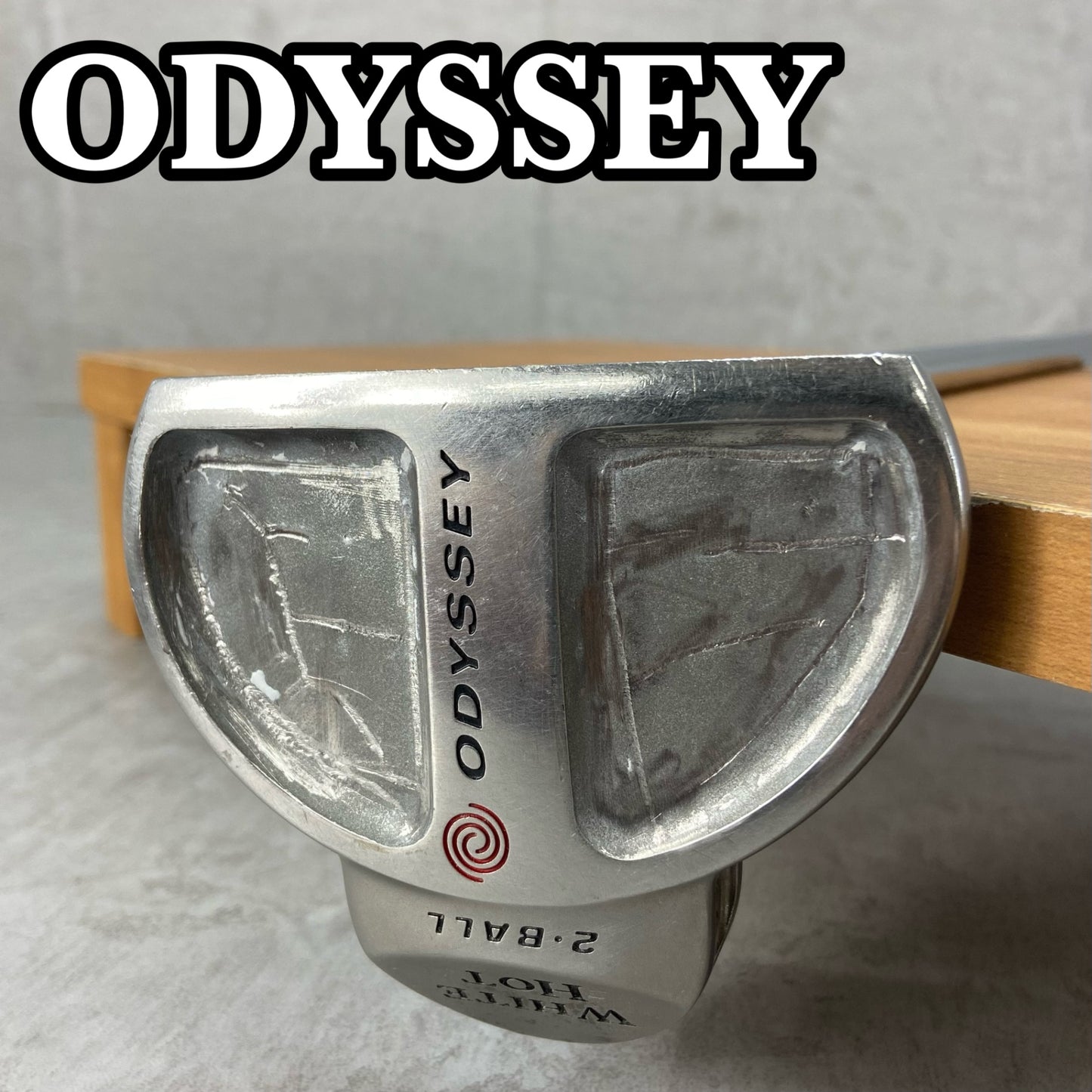 オデッセイ ホワイトホット 2ボール メンズゴルフ パター 右利き用 ODYSSEY WHITE HOT センターシャフト