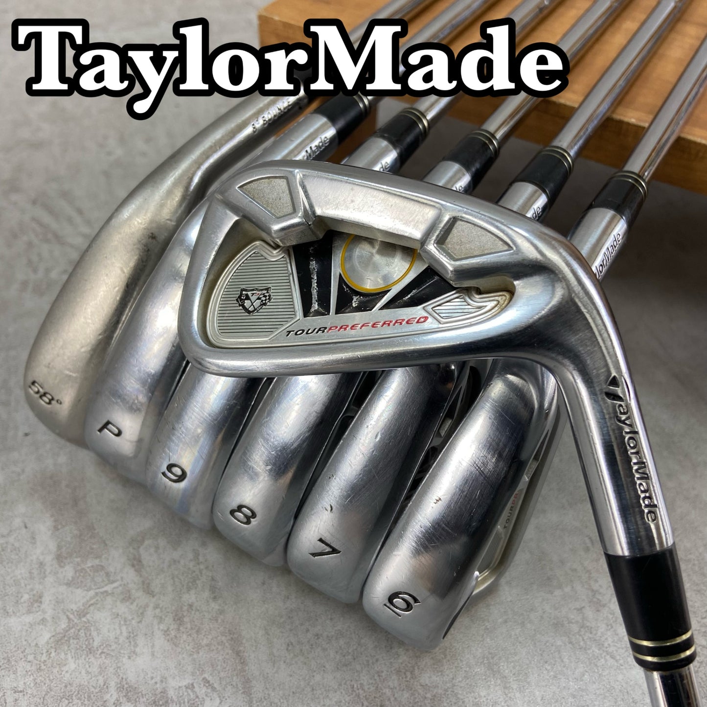 テーラーメイド ツアープリファード メンズゴルフ アイアンセット 7本 右利き用 X100 TaylorMade TOUR PREFERRED