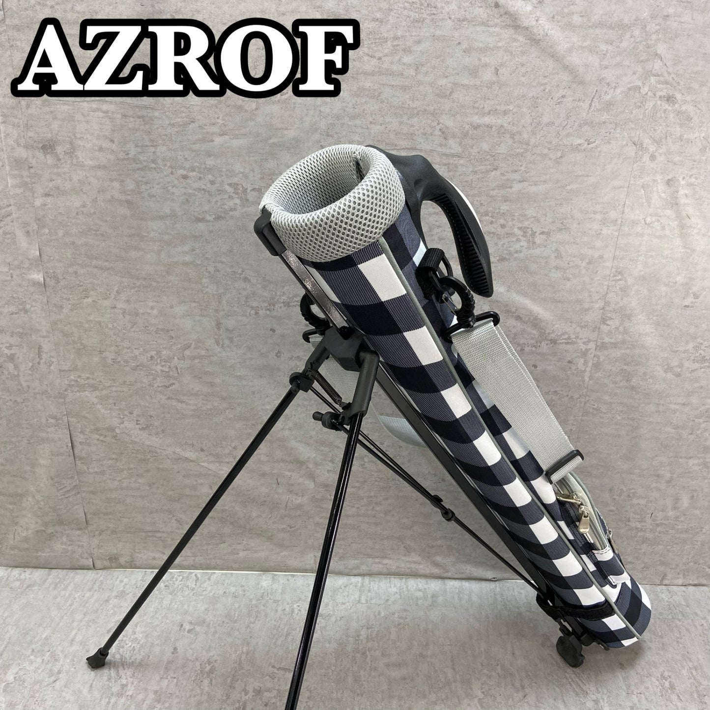 アズロフ ゴルフバッグ クラブケース スタンド式 AZROF