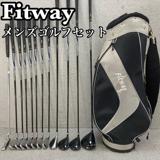 フィットウェイ メンズゴルフ クラブセット 12本 右利き用 R Fitway