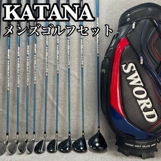 カタナ スウォード メンズゴルフ クラブセット 13本 R 右利き用 KATANA SWORD