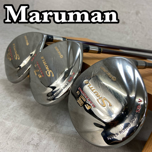 マルマン シャトル メンズゴルフ フェアウェイウッドセット 3本 R 右利き用 maruman SHUTTLE