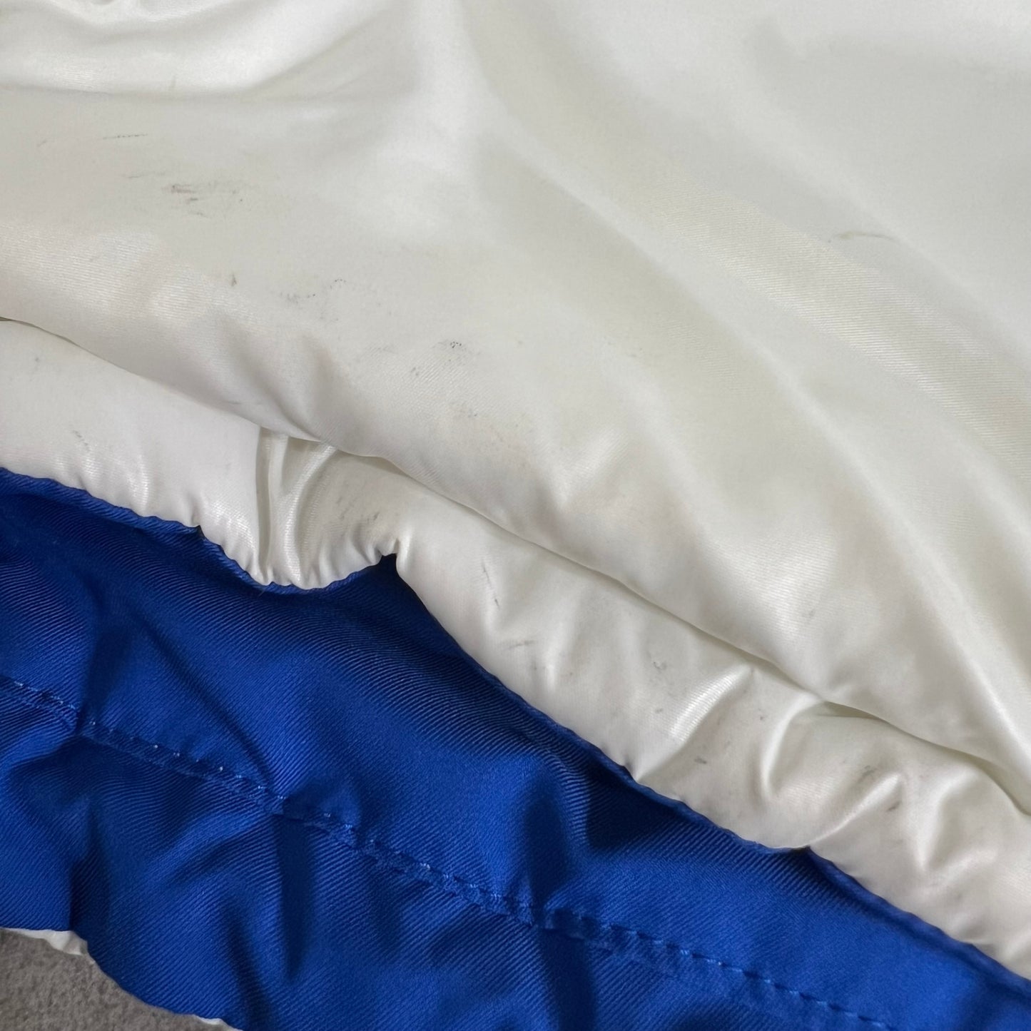 ルコックスポルティフ メンズ ゴルフウェア 半袖トップス リバーシブル L ホワイト ブルー 白 青 LECOQSPORTIF