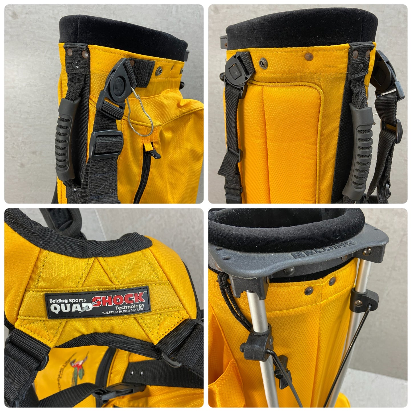 ベルディングスポーツ ゴルフ用 キャディバッグ スタンド式 ナイロン BELDING SPORTS