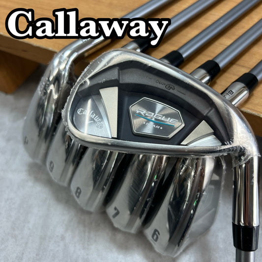 未使用 シュリンク付き キャロウェイ ローグスター メンズゴルフ アインセット 6本 Callaway ROGUE STAR