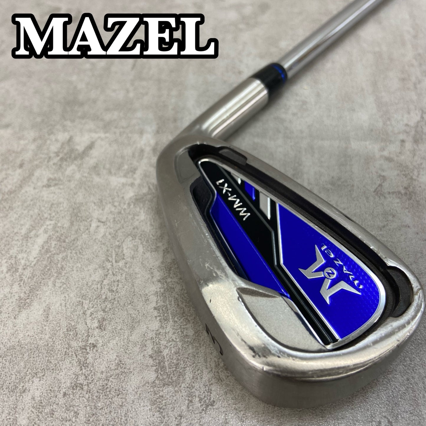 マゼル WM-X1 メンズゴルフ アイアン 3番 ロング 右利き用 MAZEL