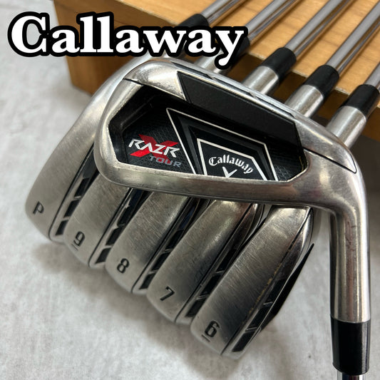 キャロウェイ レーザー メンズゴルフ アイアンセット 6本 S 右利き用 Callaway RAZR