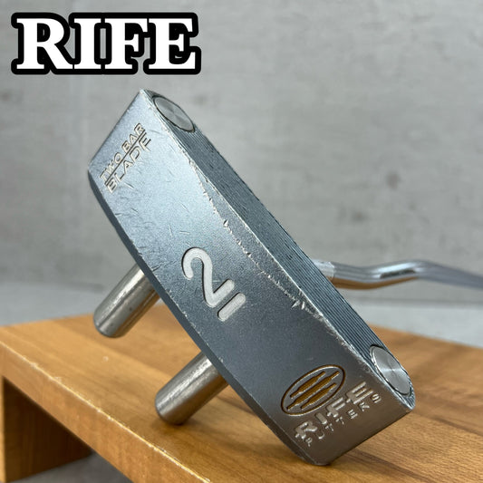 ライフパターズ ツーバーブレード メンズゴルフ パター 右利き用 RIFE PUTTERS  TWO BAR BLADE