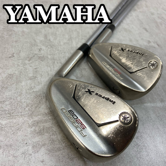 ヤマハ フォージド インプレス X メンズゴルフ ウェッジセット 2本 S 右利き用 52° 56° アプローチ サンド YAMAHA FORGED inpres