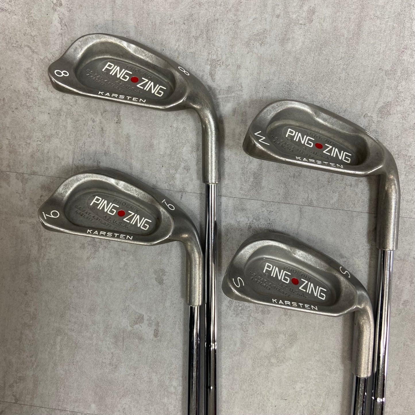 PING ZING メンズゴルフ アイアンセット 9本 右利き用 ピン