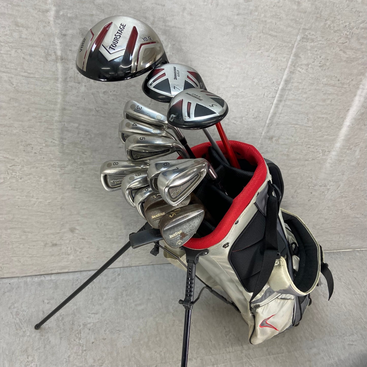 ブリヂストン NIKE メンズゴルフ クラブセット 14本セット 右利き用 BRIDGESTONE TOURSTAGE