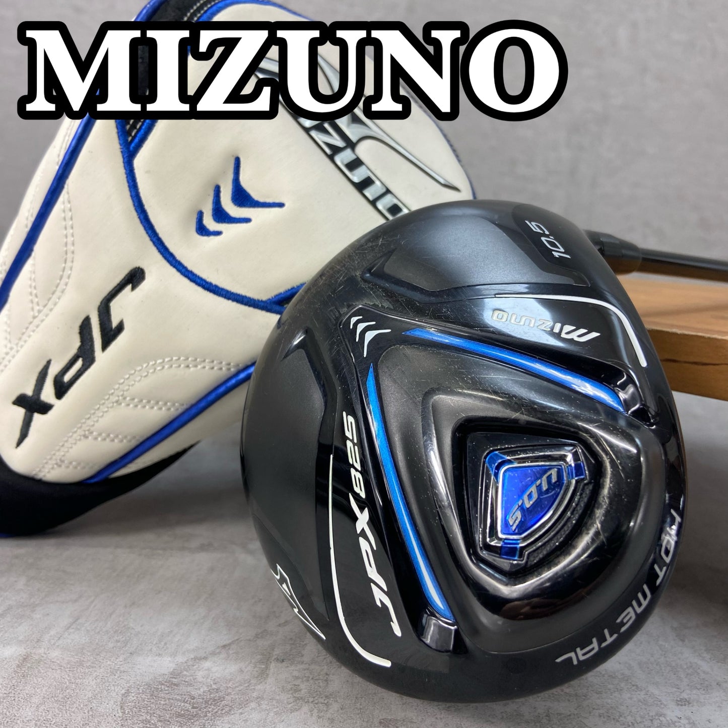 ミズノ JPX825 メンズゴルフ ドライバー DR SR 右利き用 ヘッドカバー MIZUNO