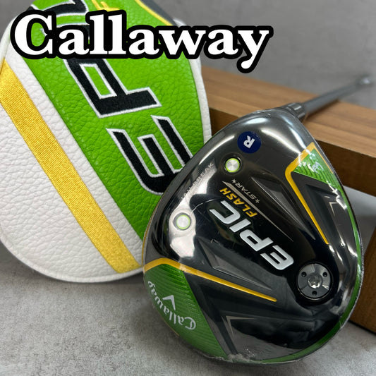 未使用 シュリンク付き キャロウェイ エピックフラッシュ メンズゴルフ 3W R 右利き用 フェアウェイウッド Callaway