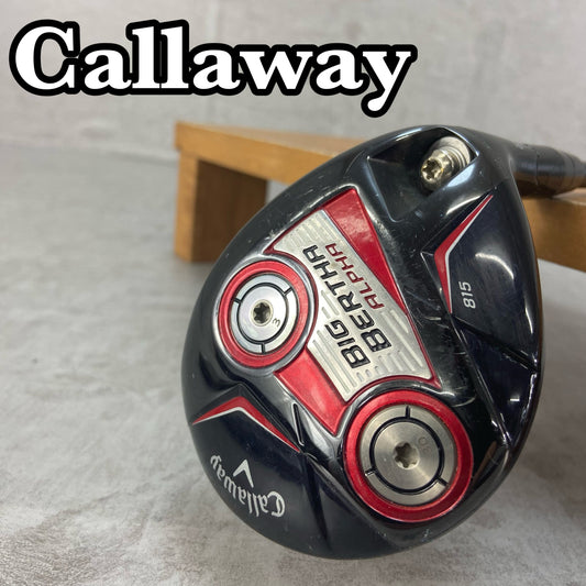 キャロウェイ ビッグバーサアルファ メンズゴルフ 3W 6S 右利き用 フェアウェイウッド Callaway BIG BERTHA ALPHA