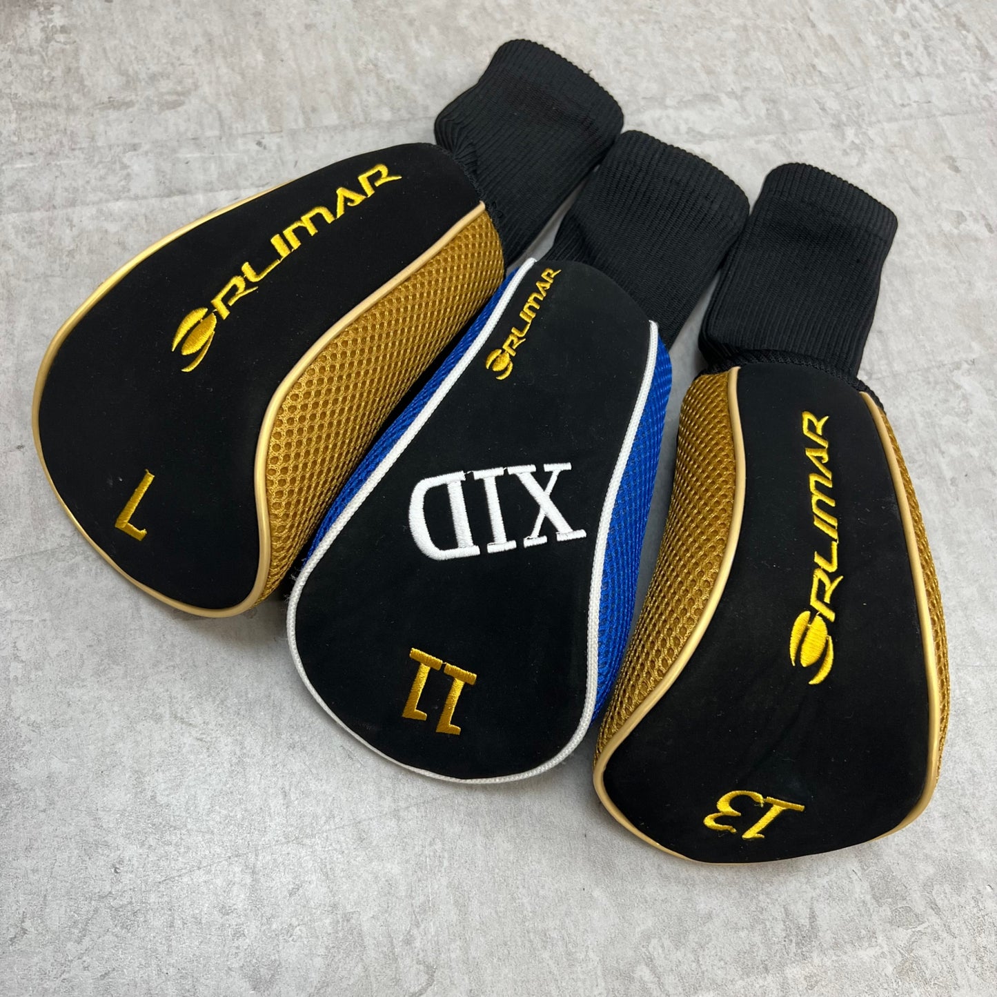 オリマー メンズゴルフ フェアウェイウッド 3本セット 右利き用 OLIMAR ヘッドカバー ショート