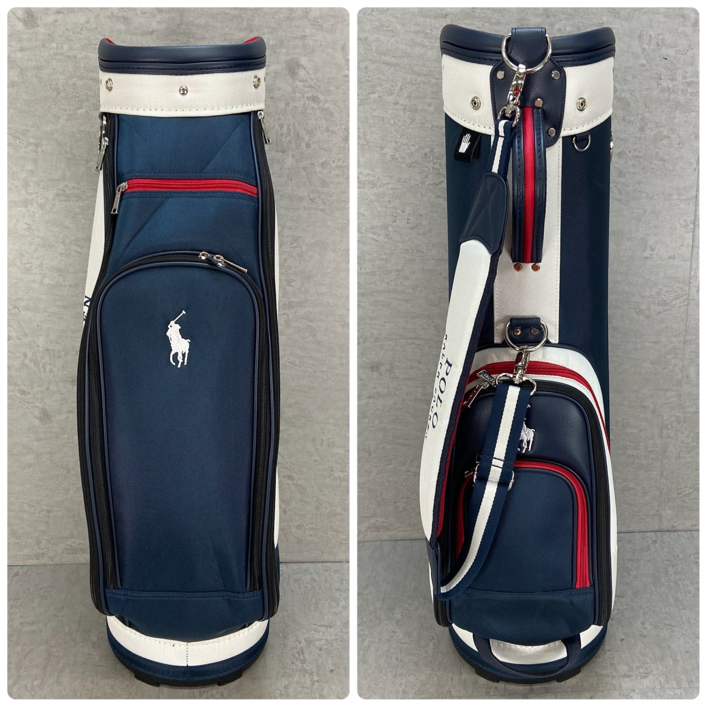 ポロ ラルフローレン ゴルフ用 キャディバッグ カート式 ポリエステル POLO RALPH LAUREN