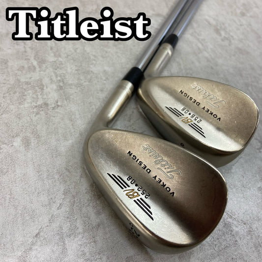 タイトリスト ボーケイデザイン メンズゴルフ ウェッジセット 2本 S 右利き用 52° 58° Titleist VOKEY DESIGN