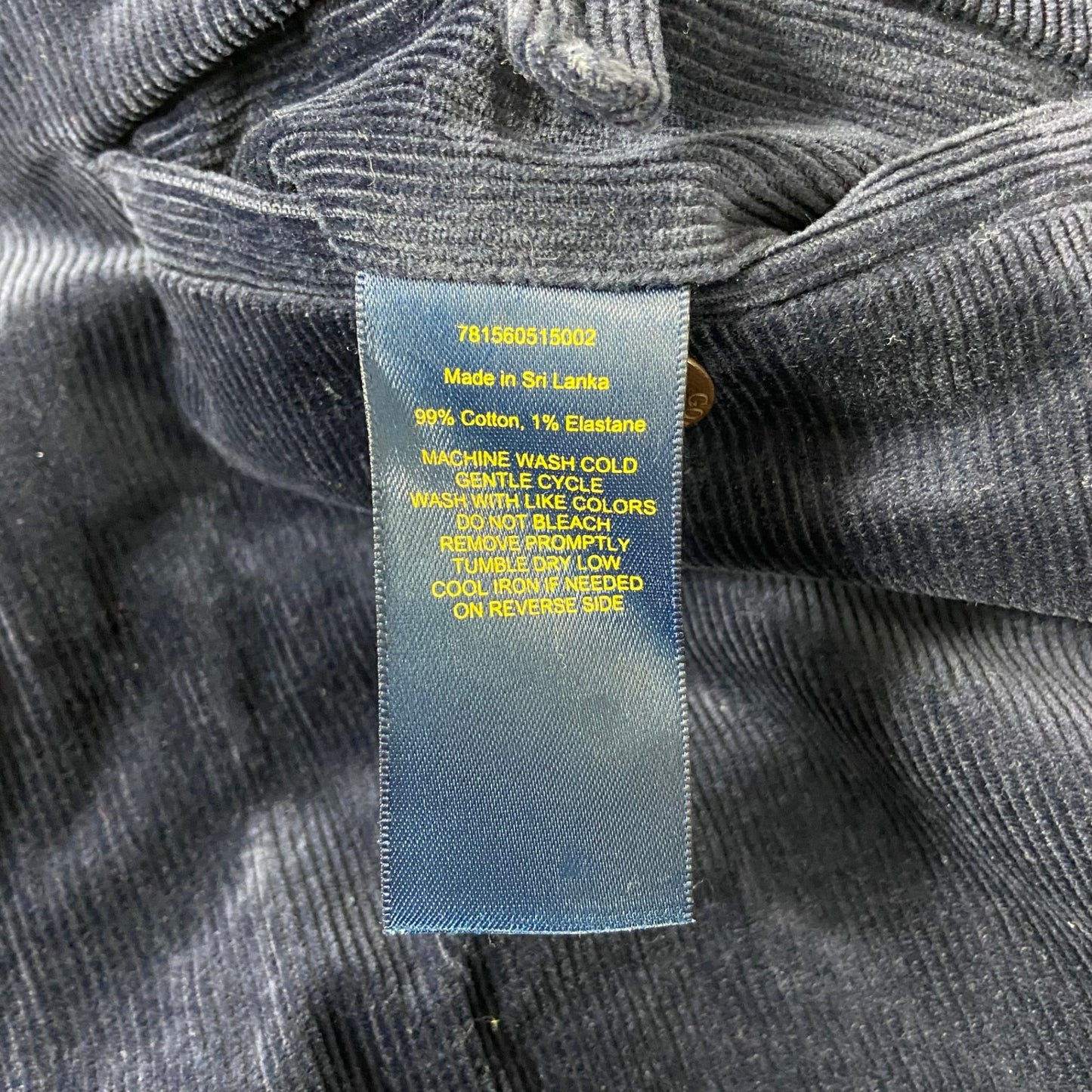 ポロゴルフ ラルフローレン メンズ ゴルフパンツ コーデュロイ 82A ネイビー POLO GOLF RALPH LAUREN