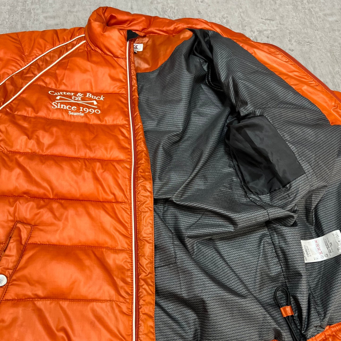 カッターアンドバック メンズ ゴルフウェア アウター M オレンジ CUTTER&BUCK