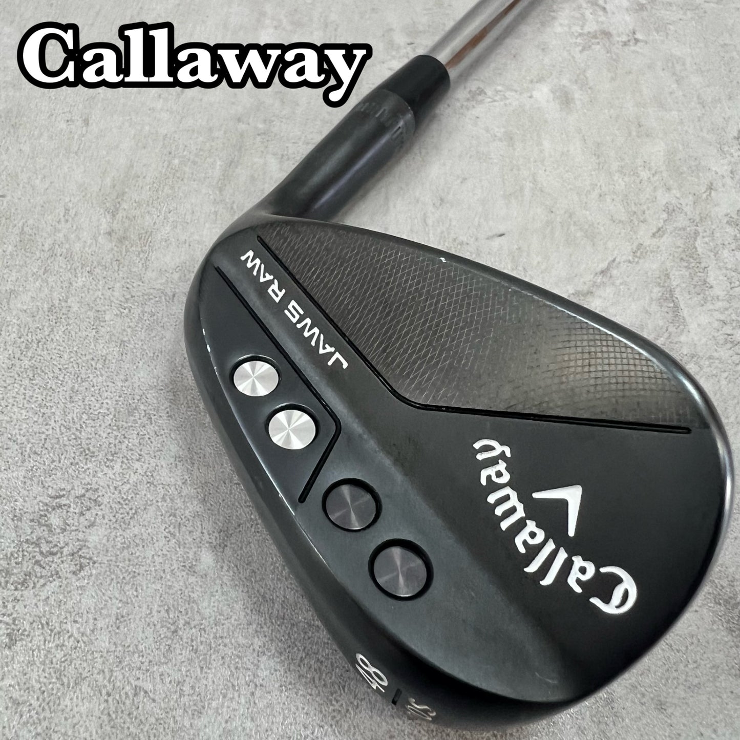 キャロウェイ ジョーズロウ メンズゴルフ ピッチングウェッジ PW S200 右利き用 Callaway JAWS RAW