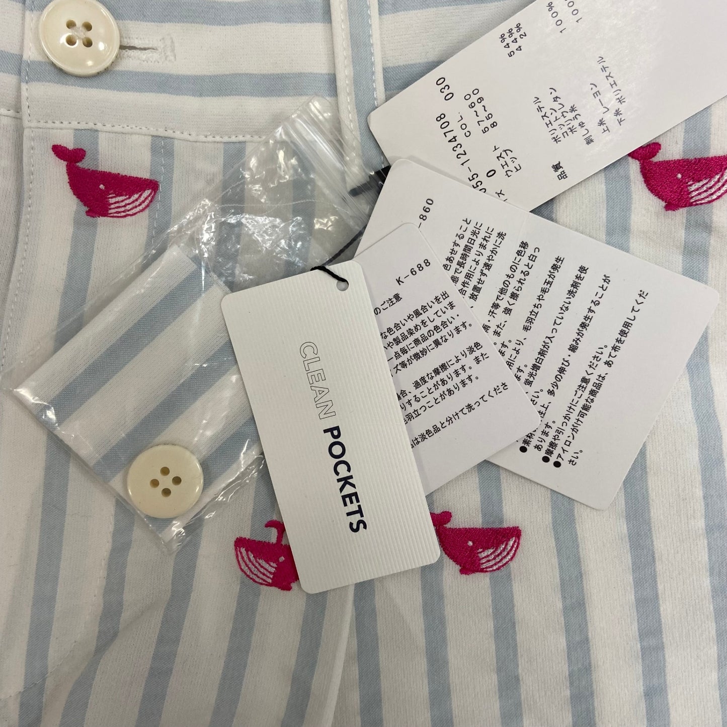 タグ付き未使用品 パーリーゲイツ レディースゴルフアパレル ショートパンツ サイズ0 ストライプ くじらロゴ ズボン 女性用 ウェア PEARLY GATES