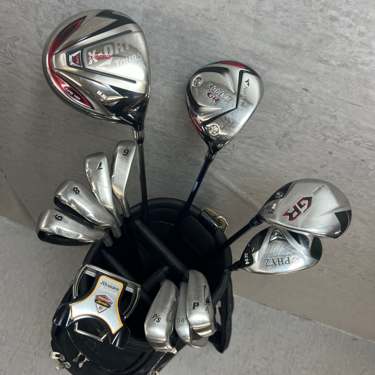 ツアーステージ アディダス メンズゴルフ クラブセット 12本 右利き用 TOURSTAGE adidas