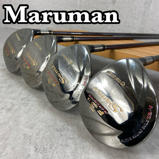 maruman SHUTTLE メンズ フェアウェイウッド4本セット カーボン R 右利き マルマン シャトル