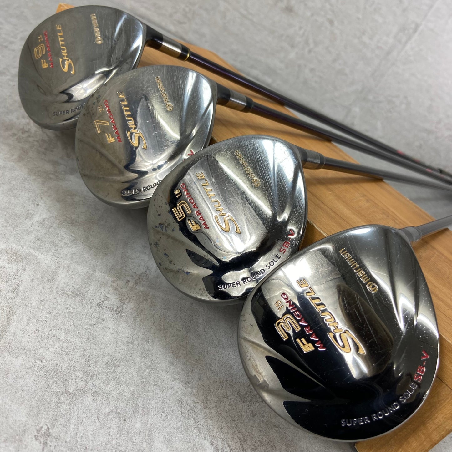 maruman SHUTTLE メンズ フェアウェイウッド4本セット カーボン R 右利き マルマン シャトル