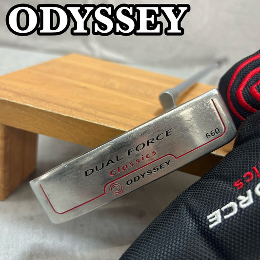 オデッセイ デュアルフォース クラシック 660 メンズゴルフ パター 右利き用 ODYSSEY DUAL FORCE Classics 660