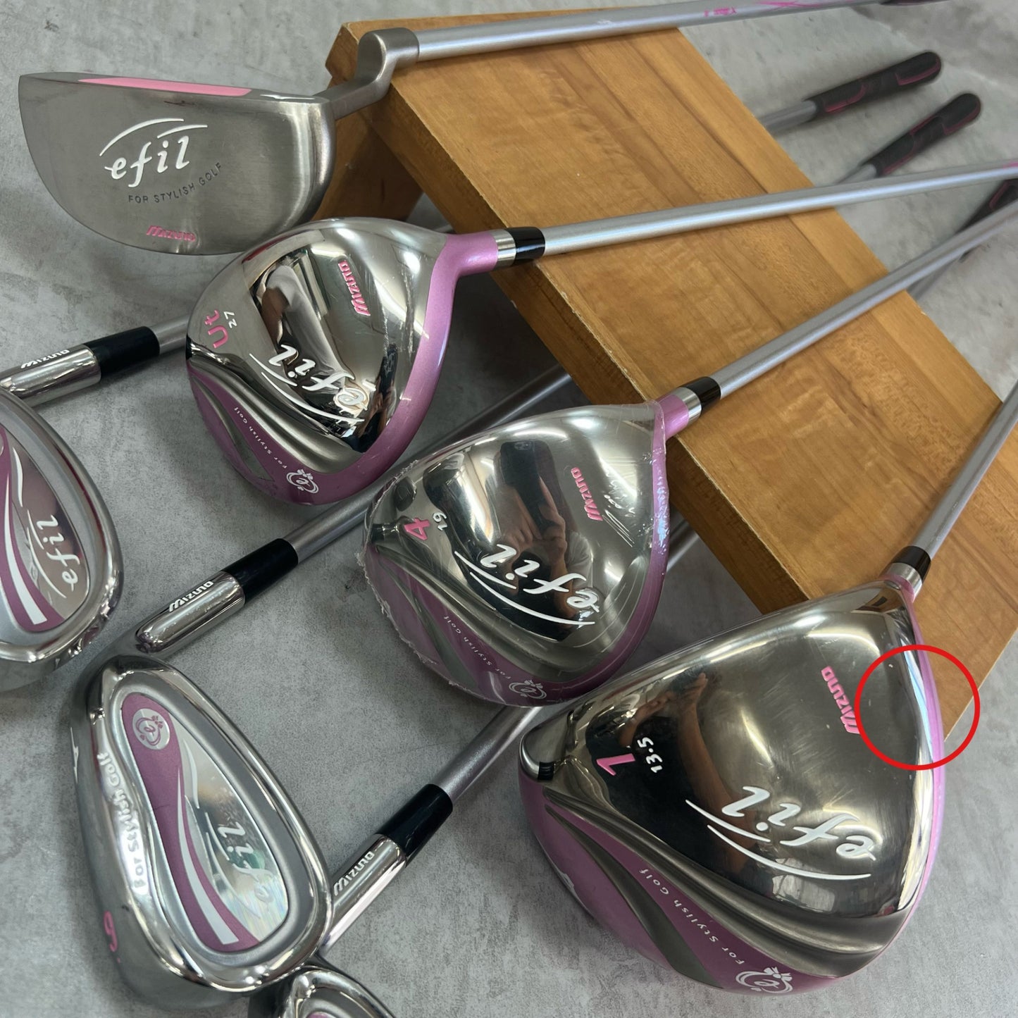 ミズノ エフィル レディースゴルフ クラブセット 7本 L 右利き用 MIZUNO efil