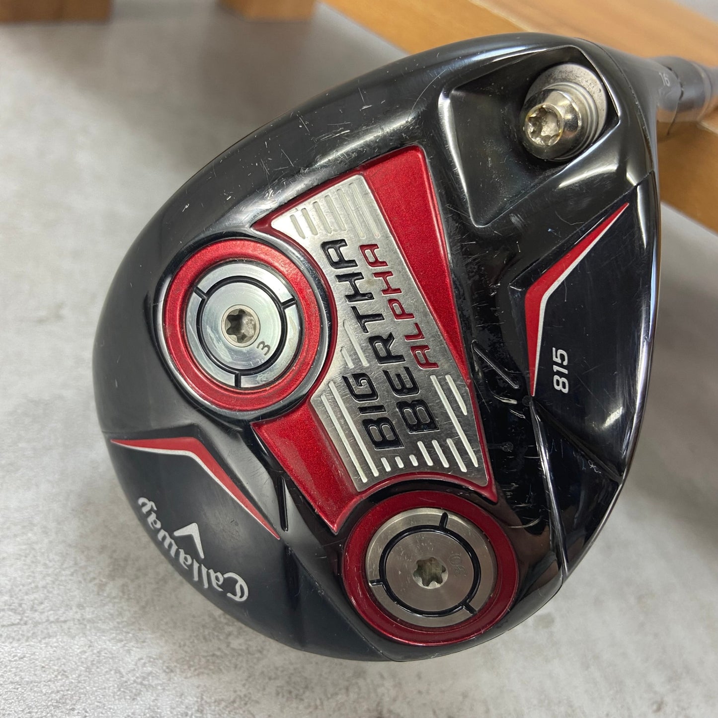 キャロウェイ ビッグバーサアルファ メンズゴルフ 3W 6S 右利き用 フェアウェイウッド Callaway BIG BERTHA ALPHA