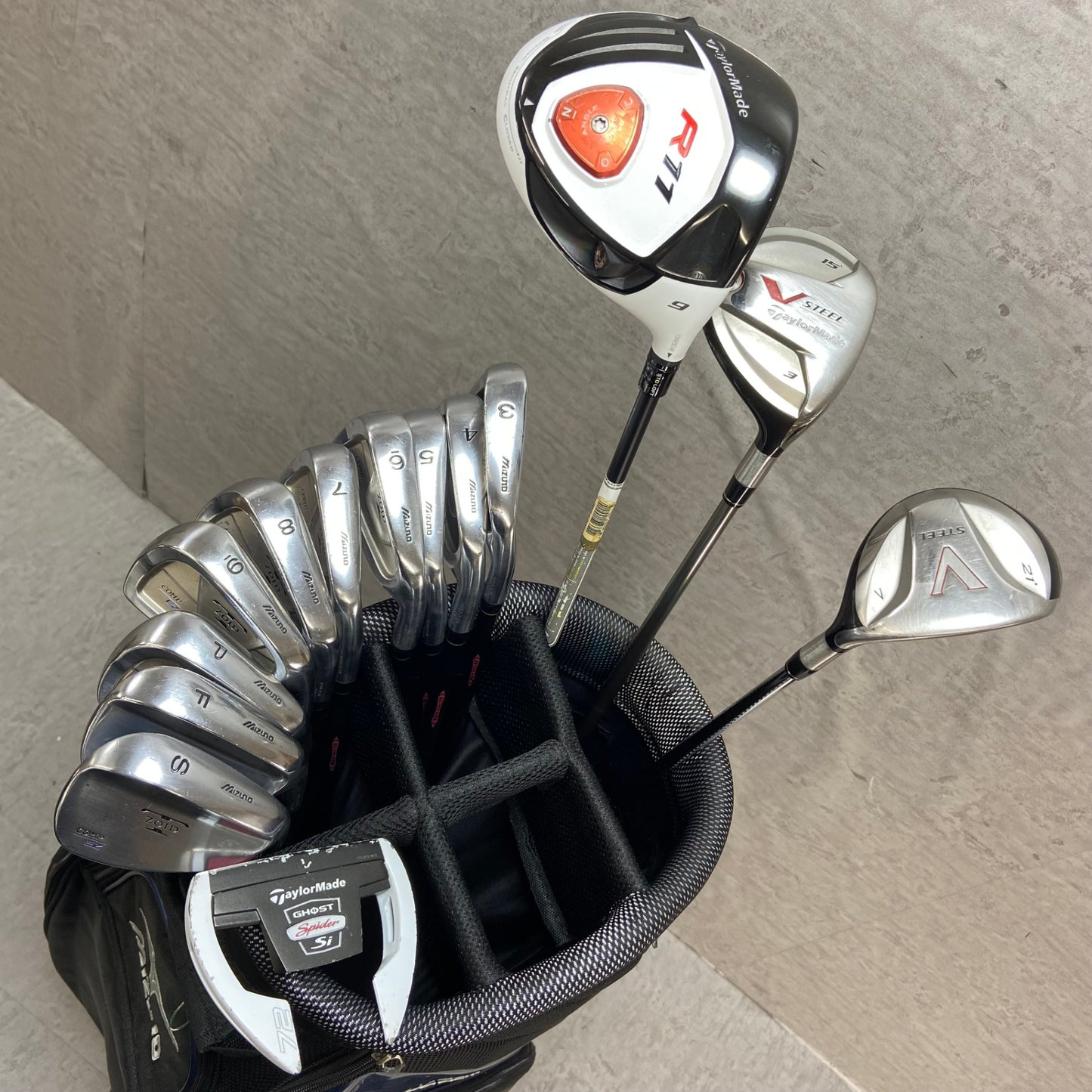 テーラーメイド ミズノ メンズゴルフ クラブセット 14本 右利き用 TaylorMade MIZUNO