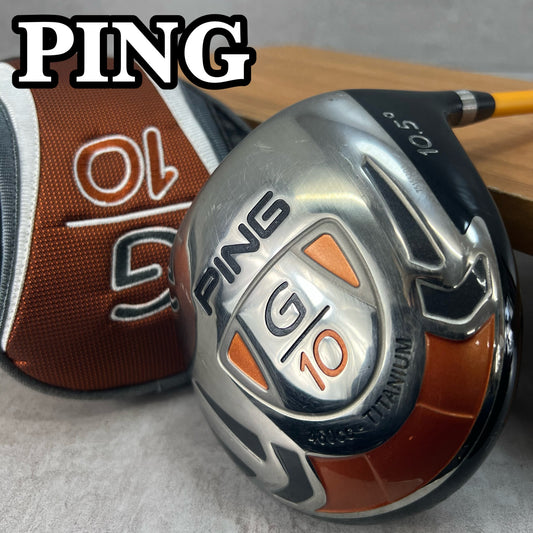 PING G10 メンズゴルフ ドライバー DR 10.5° 45.5インチ D-2 S 右利き ピン