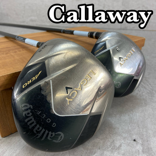 レフティー キャロウェイ レガシー エアロ メンズゴルフ ウッドセット 2本 S 左利き用 Callaway LEGACY AERO