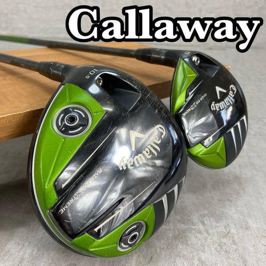 レフティー キャロウェイ レイザー フィット エクストリーム メンズゴルフ ウッドセット 2本 R 左利き用 Callaway
