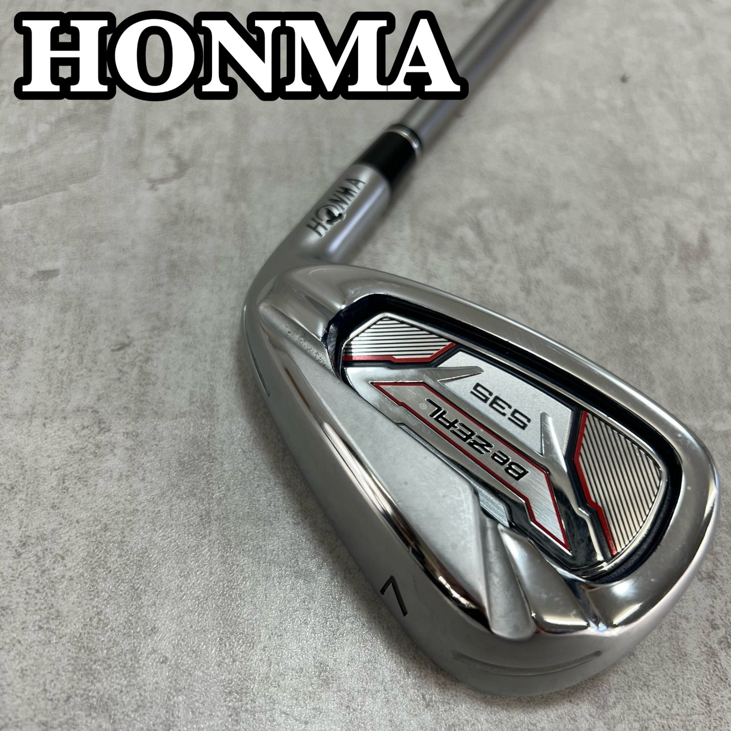 ホンマ ビジール  535   メンズゴルフ アイアン 7番 R 右利き用 HONMA Be ZEAL
