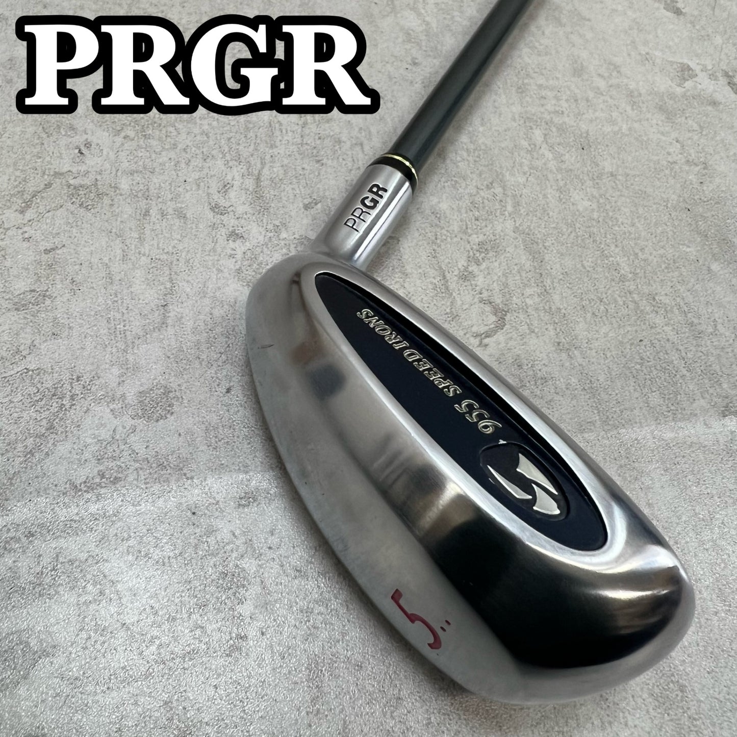 PRGR　プロギア　955　スピードアイアン　メンズゴルフ　5番アイアン　C-0　L　右利き用