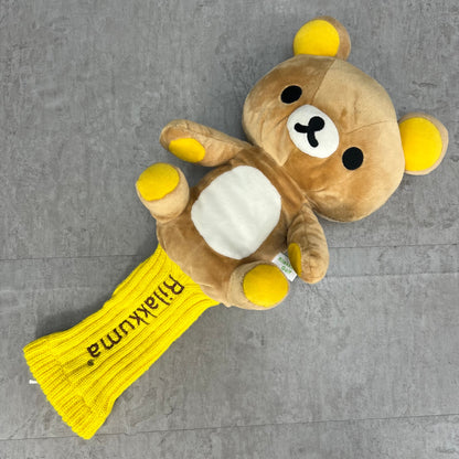 リラックマゴルフ　ゴルフクラブ用ヘッドカバー　ドライバー　DR　1W　人形型　ドール　RilakkumaGolf