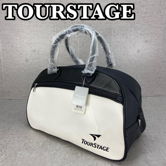 ツアーステージ　ゴルフ用ボストンバッグ　合皮　レザー　TOURSTAGE