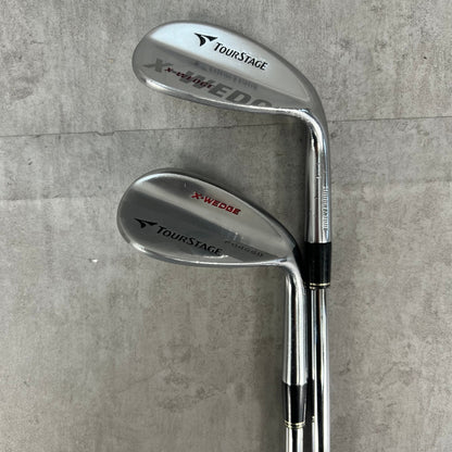 ツアーステージ　X-WEDGE　メンズゴルフ　ウェッジ2本セット　S200　右利き用　アプローチ　サンド　52° 58°　TOURSTAGE