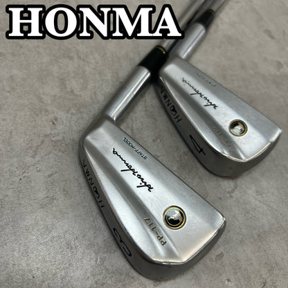 HONMA GOLF　ホンマゴルフ　PP-117　STAFFMODEL　メンズゴルフ　3番アイアン　4番アイアン　2本セット　S　右利き用