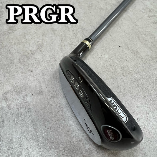 PRGR プロギア egg i+ エッグ 赤 メンズゴルフ ユーティリティ 4UT M40 SR相当 カーボン 右利き用 アイアン型